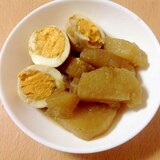 大根とゆで卵の簡単麺つゆ煮(o^^o)